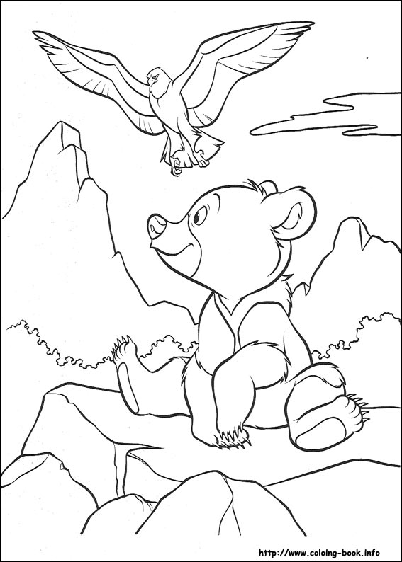 Brother Bear coloring picture